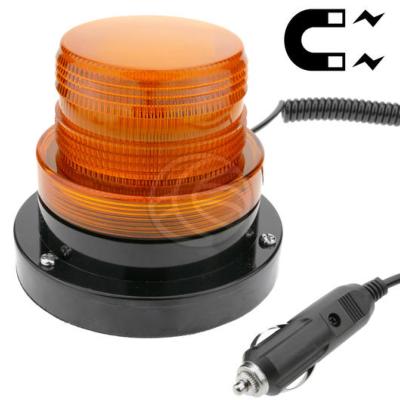 Luz estroboscópica de emergencia para coches con fijación magnética 12V NARANJA