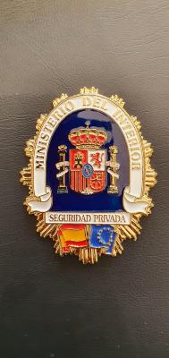 PLACA CARTERA SEGURIDAD PRIVADA