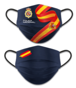 Mascarilla reversible cuerpos de seguridad  a color